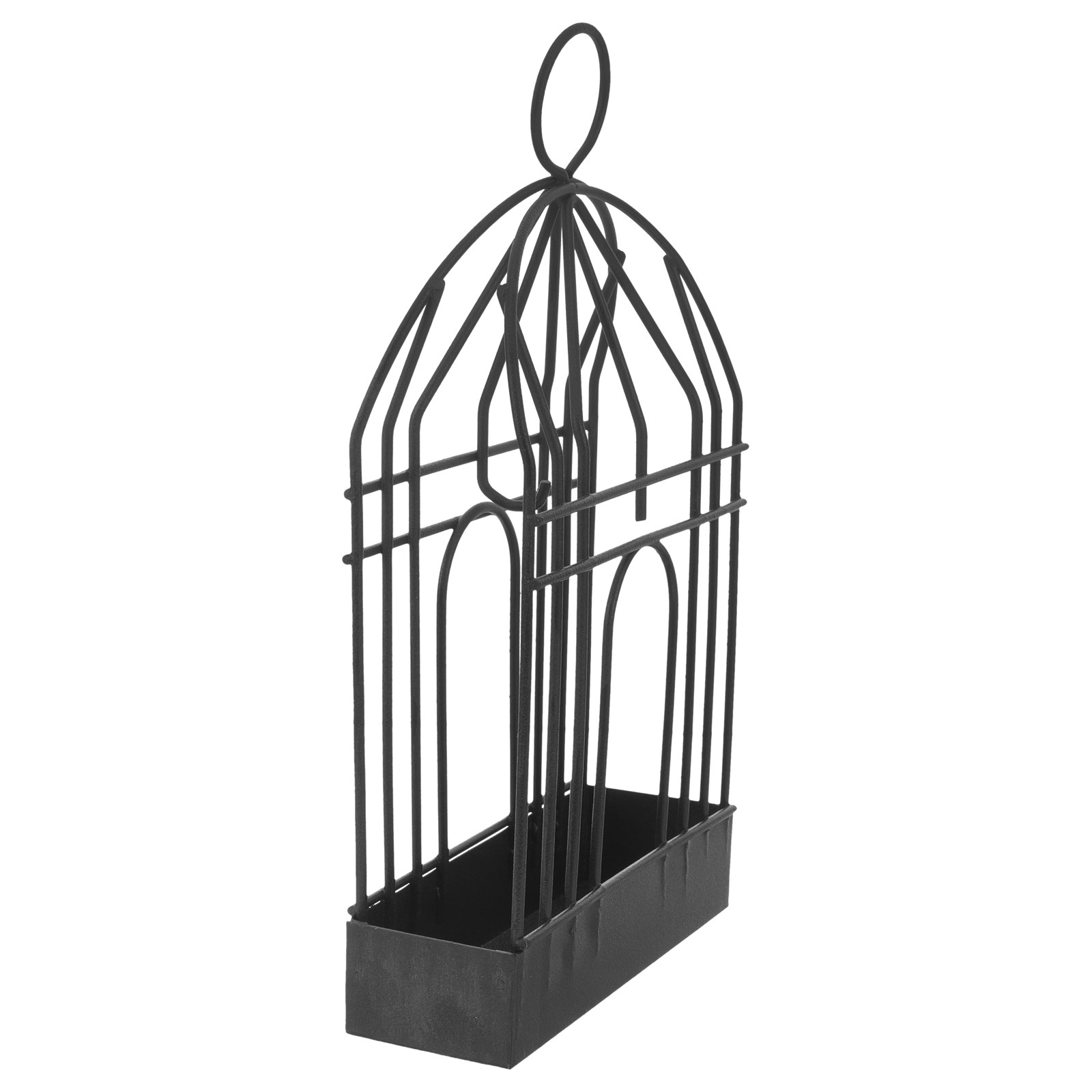 Incense Holder - Black Retro Iron Birdcage Coil Incense