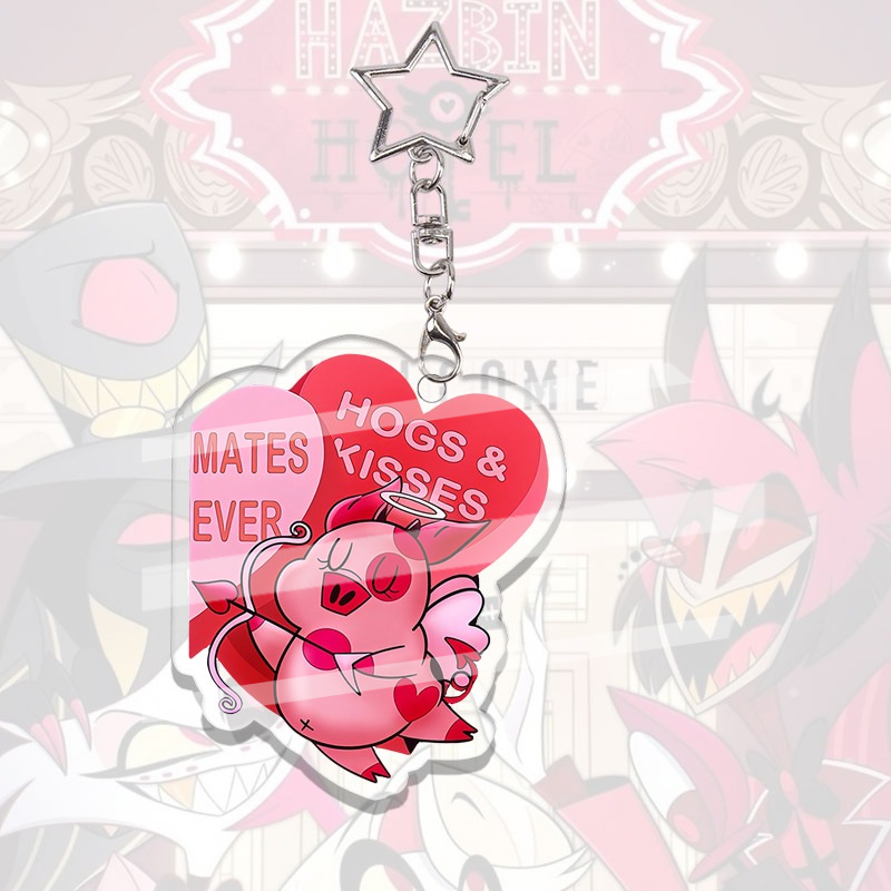 Hazbin Hotel Acrylic Keychain  - Japanese Snacks 评论和价格