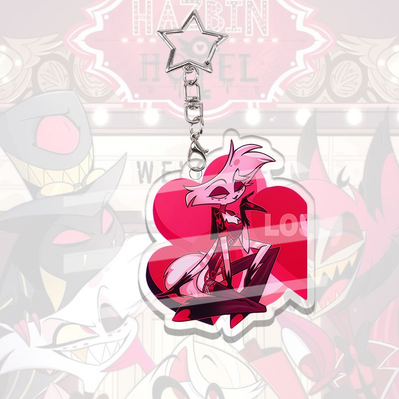 Hazbin Hotel Acrylic Keychain  - Japanese Snacks 评论和价格