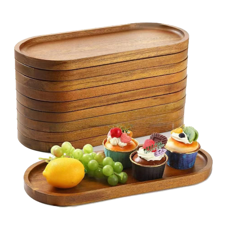 Tableware Solid Wood Food Tray - Japanese Snacks 评论和价格