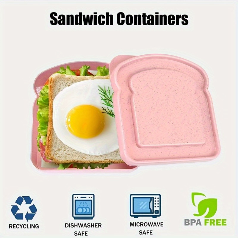 1pc Bento Boxes, Sandwich Cont - Bento Box 评论和价格