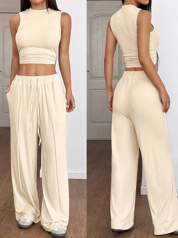 2 Piece Set Summer Y2k Tank Hi - Matcha 评论和价格