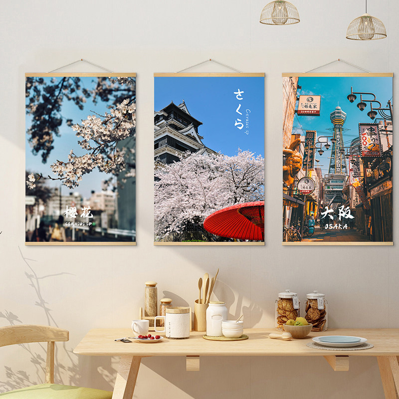 Japanese street scene hanging  - Japanese Restaurant Lifestyle 评论和价格