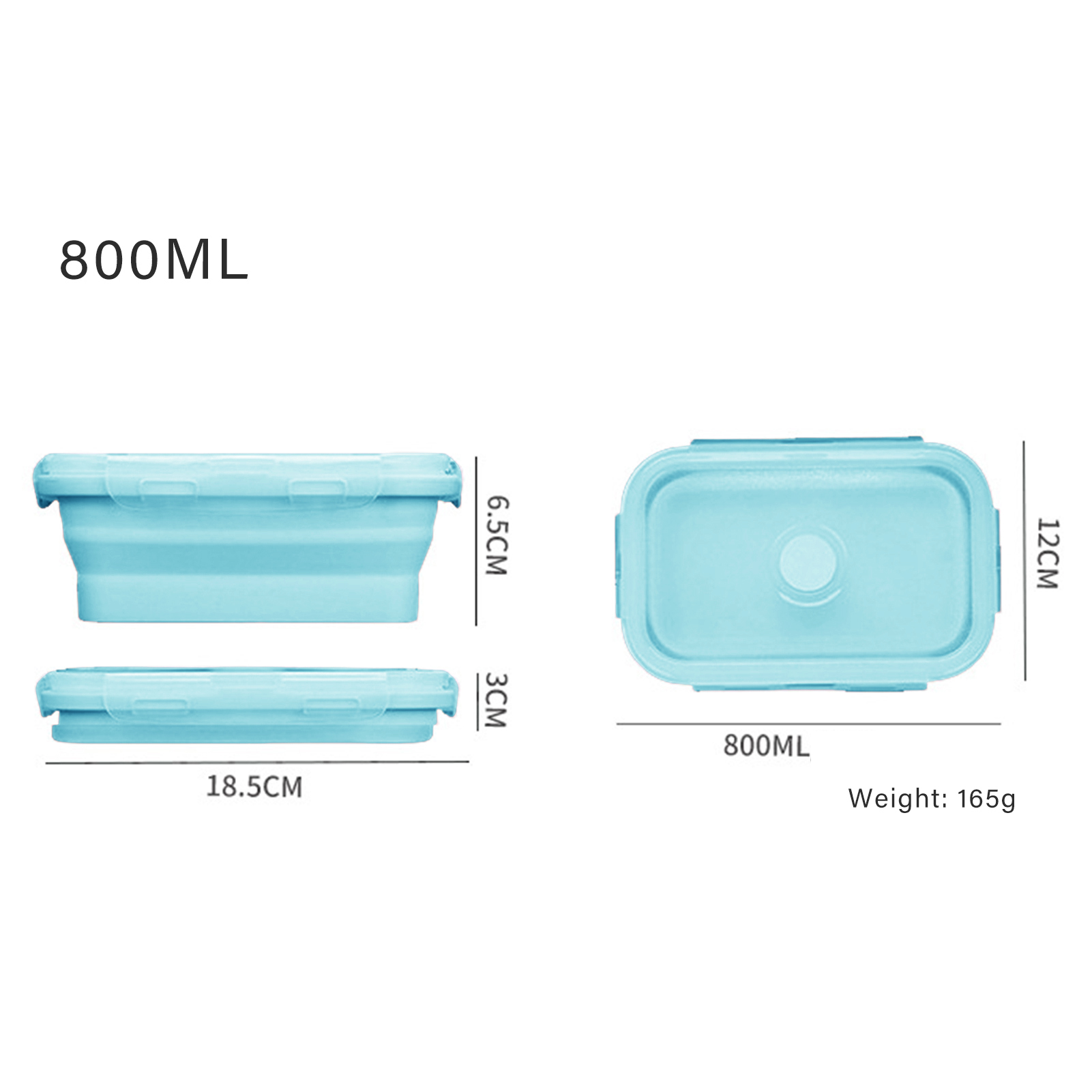 Silicone Lunch Box Food Grade  - Bento Box 评论和价格
