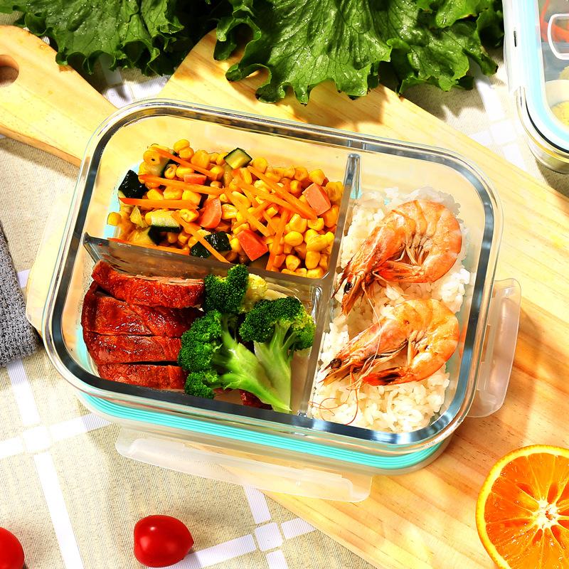 Glass Fresh-Keeping Box high B - Bento Box 评论和价格