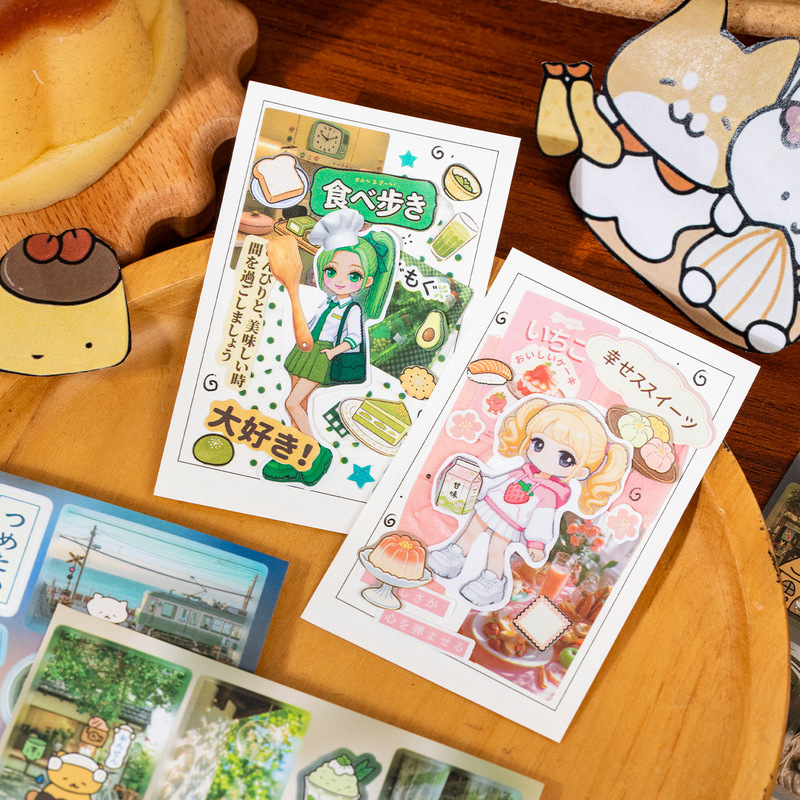 20Pcs Coated Paper Kawaii Food - Japanese Snacks 评论和价格