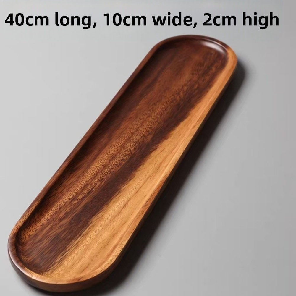 Walnut Wood Tray Tableware Rec - Japanese Snacks 评论和价格