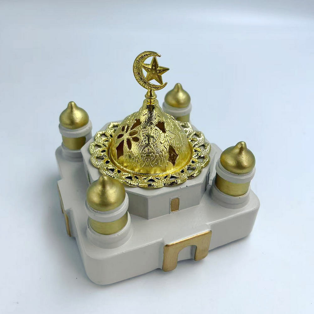 Resin Islamic Mosque - Incense - Incense Holder 评论和价格